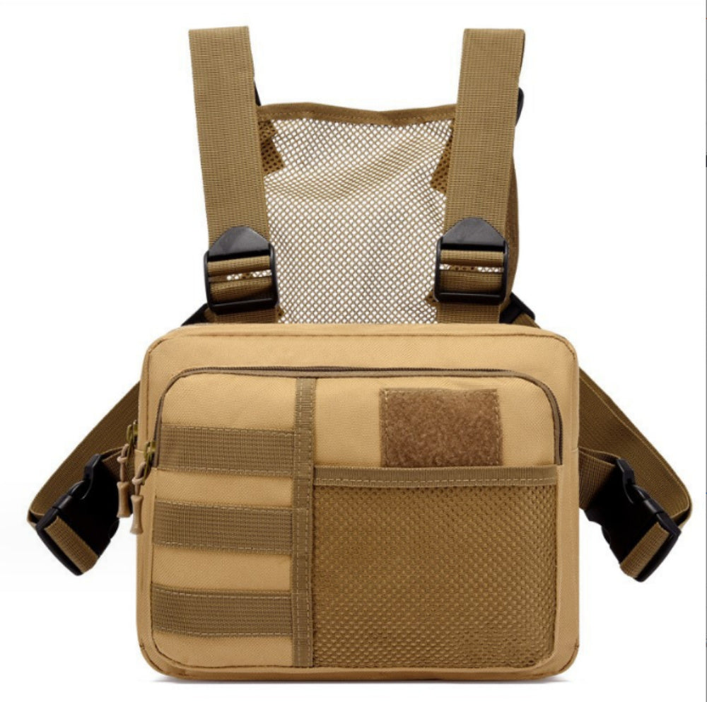 YA136 Waterproof Oxford Cloth Tactical Chest Bag Running Sports Vest Pouch YA136 Waterproof Oxford Cloth Tactical Chest Bag Running Sports Vest Pouch